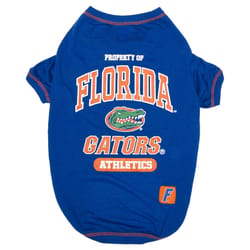 Pets First NCAA Blue Florida Gators Dog T-Shirt Small