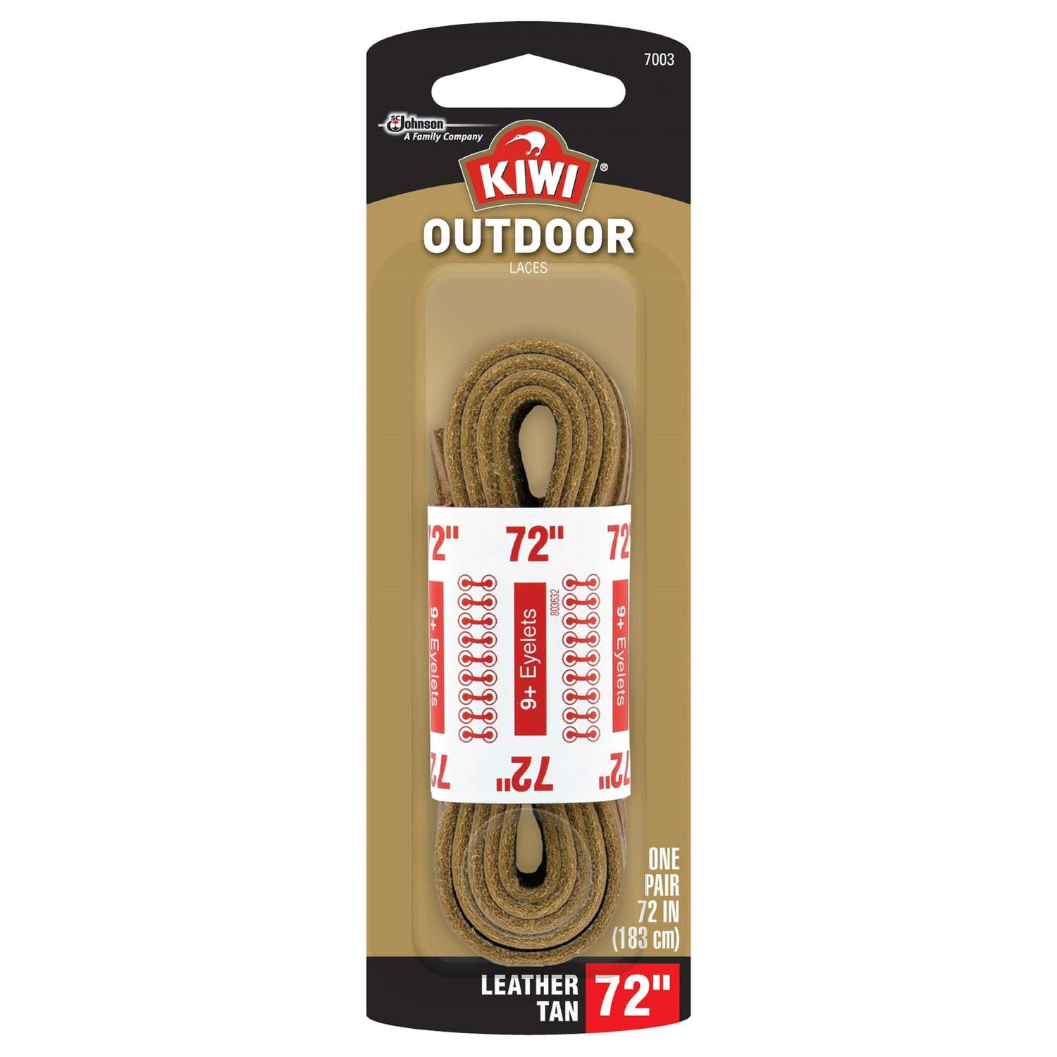 Kiwi Outdoor 72 in. Leather Tan Boot Laces - Ace Hardware