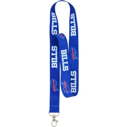 HILLMAN NFL Polyester Blue/Red Carabiner Clip Lanyard