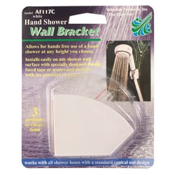 Whedon White ABS Shower Wall Mount Bracket