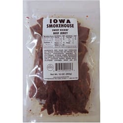 IOWA SMOKEHOUSE Sweet Kickin Beef Jerky 10 oz Packet