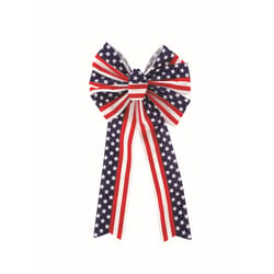 Holiday Trims patriotic Patriotic Bow Velvet 1 pk