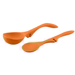 Rachael Ray Orange Silicone Ladle and Spoon Set