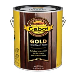 Cabot  Gold  Transparent  Satin  3473 Moonlit Mahogany  Oil-Based  Natural Oil/Waterborne Hybrid  St 