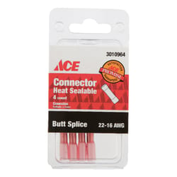 Ace Butt Connector Red 4 pk