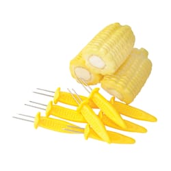 Harold Import Yellow Silicone Corn Skewers