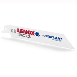 Lenox 6 in. Bi-Metal Reciprocating Saw Blade 14 TPI 1 pk
