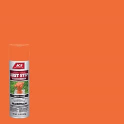 Ace Rust Stop Gloss Safety Orange Protective Enamel Spray Paint 15 oz