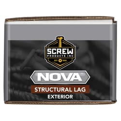 Screw Products NOVA #18 in. X 6.75 in. L Star Black Steel Lag Screw 50 pk