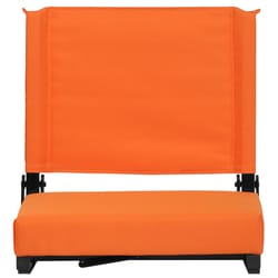 Flash Furniture Orange Fabric Contemporary Stadium Chair