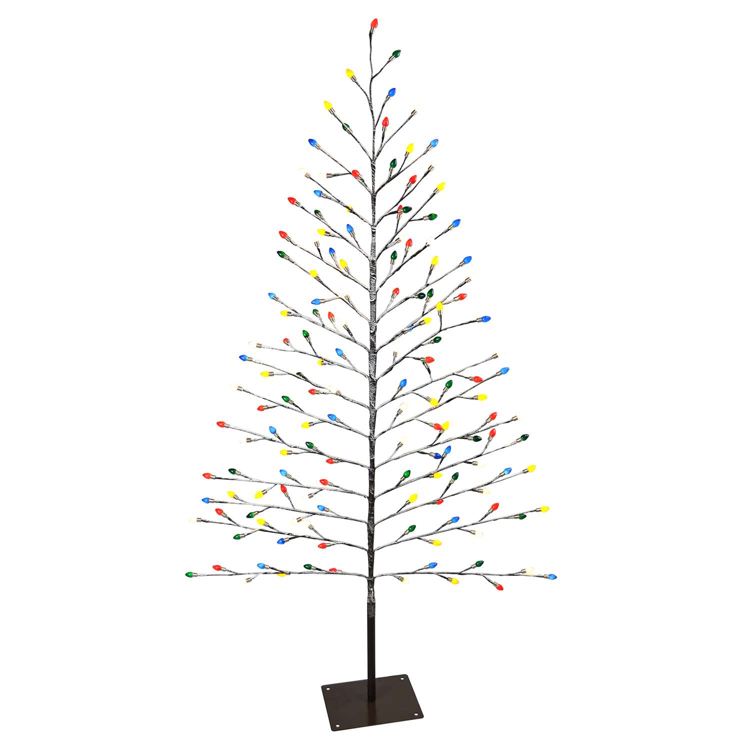 Holiday Bright Lights LED Multicolored Shimmering Tree Indoor Christmas