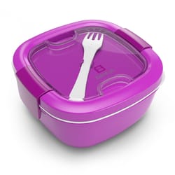 Bentgo 57 oz Purple Salad Container Set 1 pk