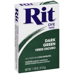 Rit 1.13 oz Dark Green For Fabric Dye