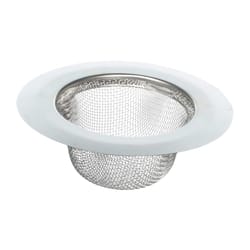 Ace 4-1/2 in. D Stainless Steel Sink Strainer Silver/White