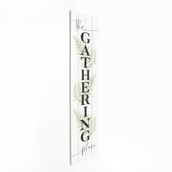 P Graham Dunn Multicolored Wood 60 in. H X 14 in. L X 0.75 in. W The Gathering Place Porch Sign