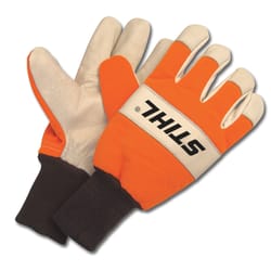 STIHL Unisex Gloves Orange/White One Size Fits Most 1 pk