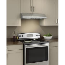 Broan-NuTone Glacier 30 in. W Silver Range Hood