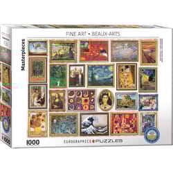 Eurographics Masterpieces Jigsaw Puzzle Multicolored 1000 pc