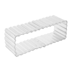 R&M International Corp International Corp 3 in. L Shortbread Cookie Cutter Silver 1 pc