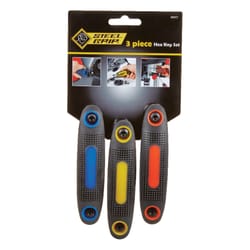 Steel Grip SAE Fold-Up Hex Key Set 3 pc