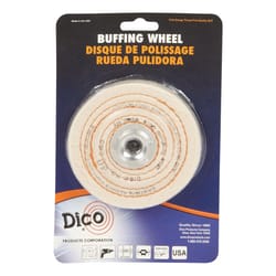 6 in. Spiral Cotton Buffing Wheel