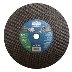 Century Drill & Tool 12 in. D X 1 in. Fiberglass C24R Abrasive Cut-Off Wheel 1 pc