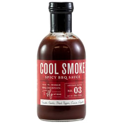 Cool Smoke Tuffy Stone Spicy BBQ Sauce 18 oz