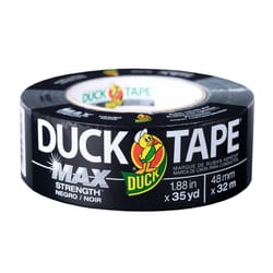 Duck MAX Strength 1.88 in. W X 35 yd L Black Duct Tape