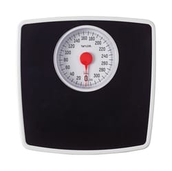 Taylor 330 lb Analog Bathroom Scale Black