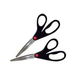 Office Depot 8 in. Stainless Steel Smooth Scissor Shears 2 pc