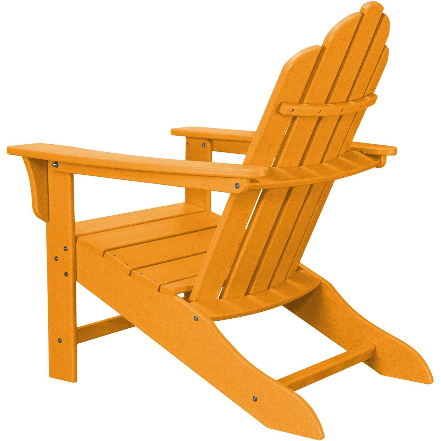 Hanover All Weather Tangerine HDPE Frame Adirondack Chair