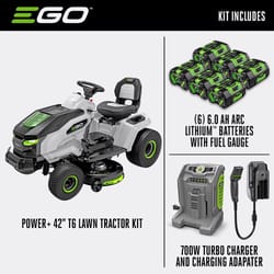 EGO Power+ T6 TR4204 42 in. 56 V Battery Riding Mower Kit (Battery & Charger)