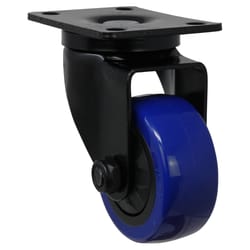 Shepherd Hardware Blue Diamond 3 in. D Swivel Thermoplastic Caster 225 lb 1 pk