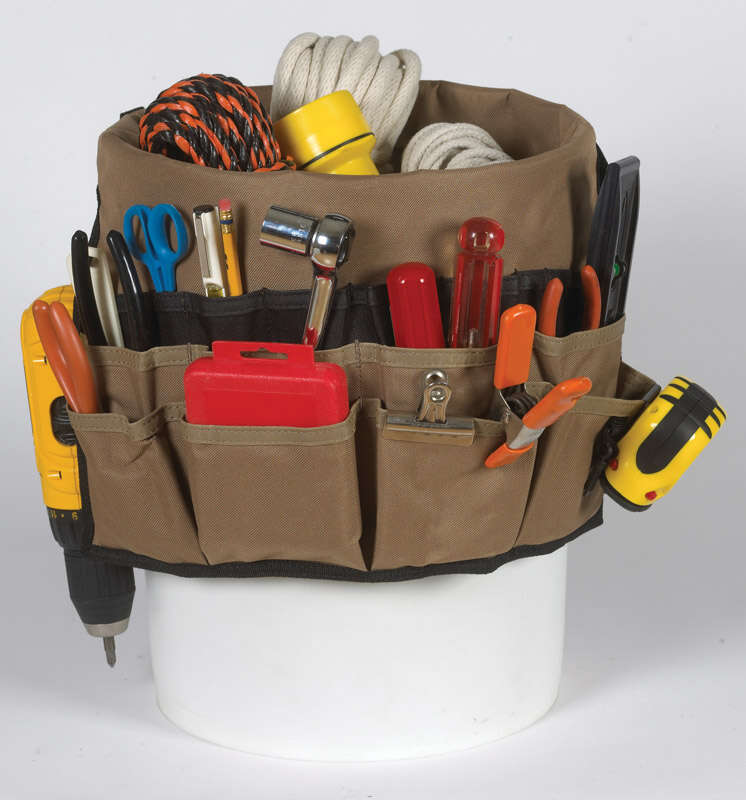 Gardener Tool Storage Bags Suitable For Storing 3-5 Gallon Bucket Storage Bags N/C Bucket Tool Organizer 