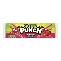 Sour Punch Strawberry Straw Candy 4.5 oz