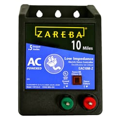 Zareba 115 V Electric Low Impedance Fence Energizer 10 mi. Black