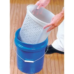 Encore White 5 gal Paint Pail Liner with Roller Grid