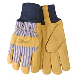 Kinco Men's Outdoor Knit Wrist Work Gloves Yellow XS 1 pair