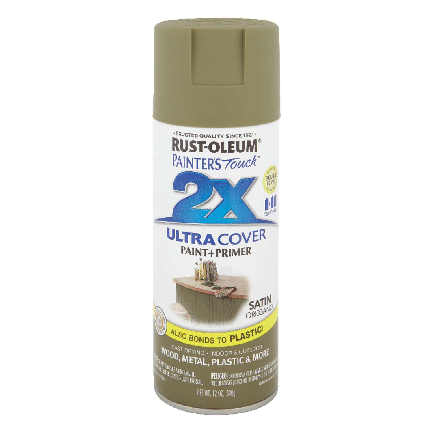Rust Oleum Painter s Touch 2X Ultra Cover Satin Oregano   Rust Oleum Painter s Touch 2X Ultra Cover Satin Oregano