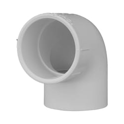 Charlotte Pipe Schedule 40 1-1/2 in. Slip X 1-1/2 in. D Slip PVC Elbow 1 pk