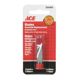 Ace Carbon Steel Light Duty Replacement Blade 5 pc