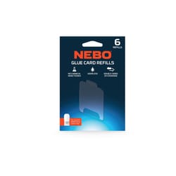 Nebo Glue Card Refill Kit Clear 6 pk