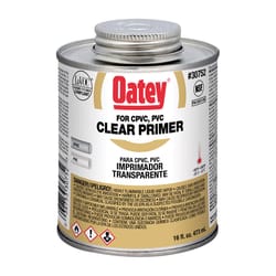 Oatey Clear Primer For CPVC/PVC 16 oz