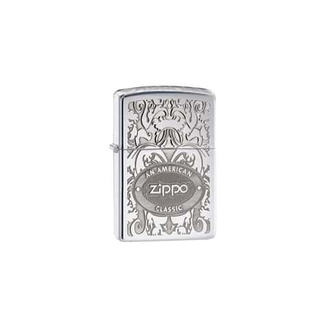 Ace Filigree Engraved Windproof Lighter