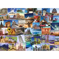 Eurographics World - Globetrotter Jigsaw Puzzle Multicolored 1000 pc