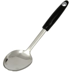 Chef Craft Black/Silver Stainless Steel Basting Spoon