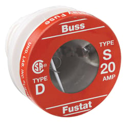 Bussmann 20 amps Dual Element Tamper Proof Plug 4 pk