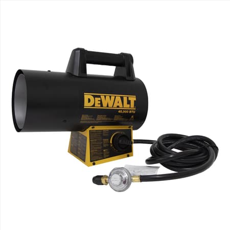 DeWalt 45000 Btu h 1125 sq ft Forced Air Propane Portable Heater