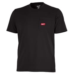 Milwaukee Gridiron M Short Sleeve Men's Round Neck Black Tee Shirt