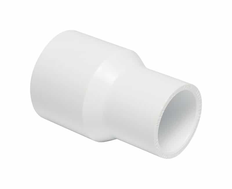 Dura Schedule 40 1-1/4 in. Slip x 1 in. Dia. Slip PVC Reducing Coupling ...